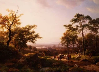 Paysage du Rhin, 19e siècle